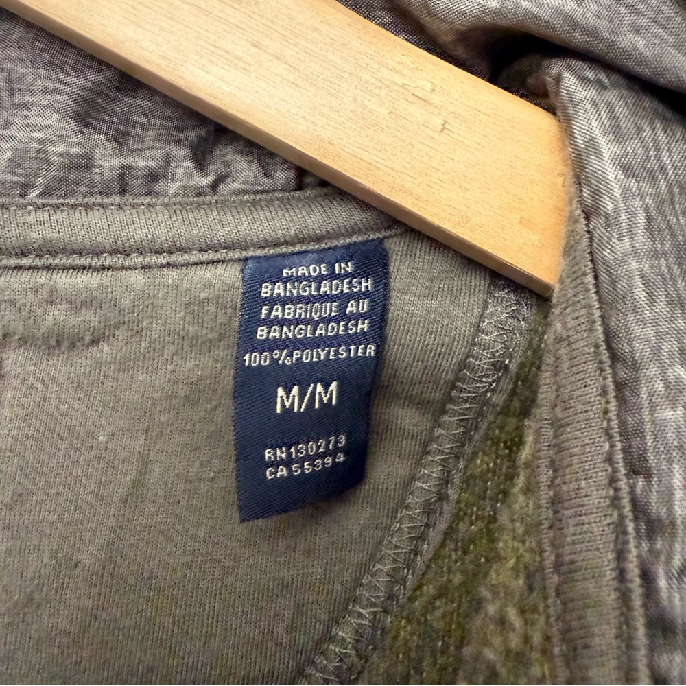 EUC🌟 Men’s Wrangler Olive Green Quarter Zip Sweater Relaxed Fit - Picture 6 of 8